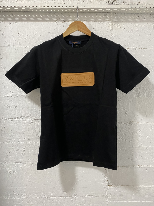 Louis Vuitton T-Shirt Black LV Brown | MASSIMOLUXURYOUTLET