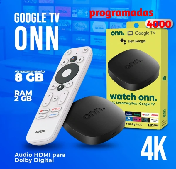 Onn tv box 4k | romerovariedades 