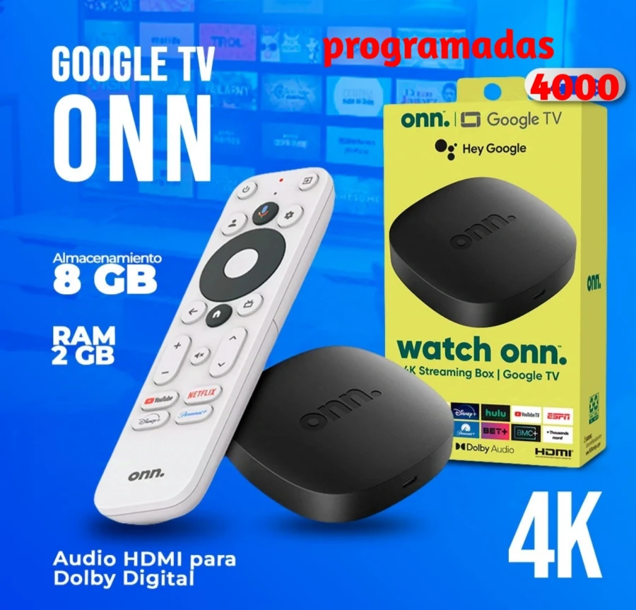 Onn tv box 4k | romerovariedades 