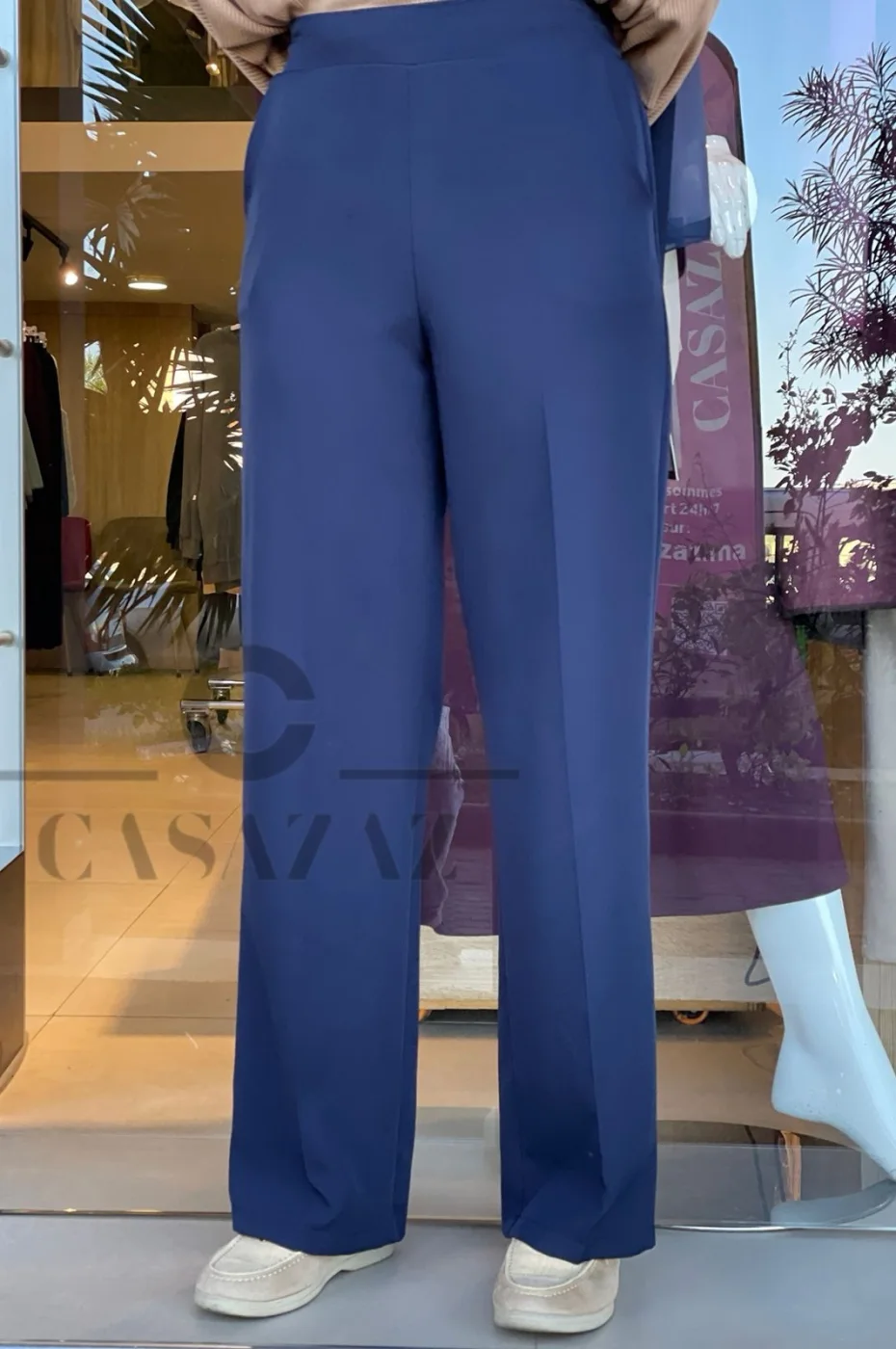 Pantalon Élastique Large | CasaZaz