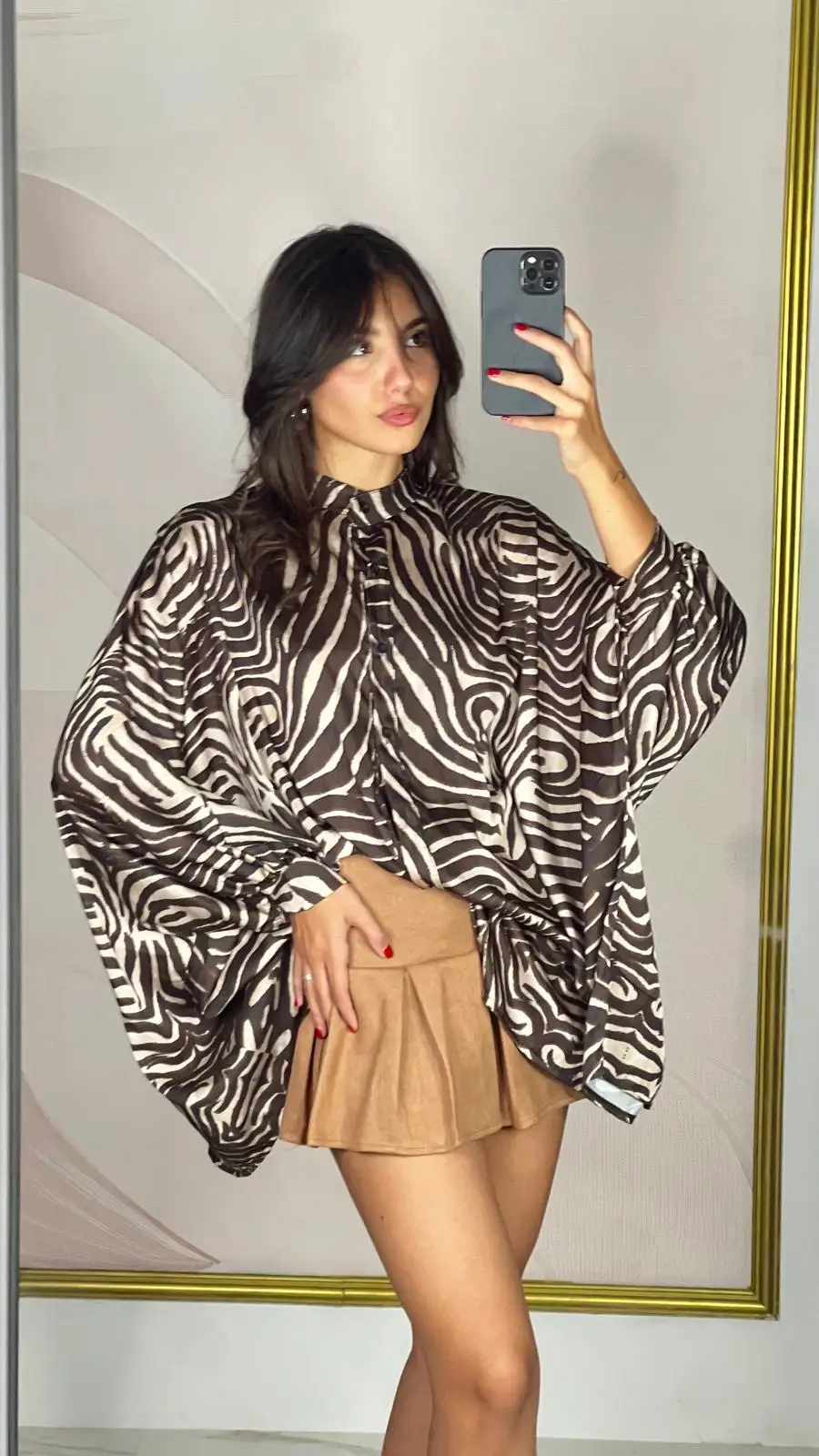 Maxi blusa fantasia  | ELIS MODA