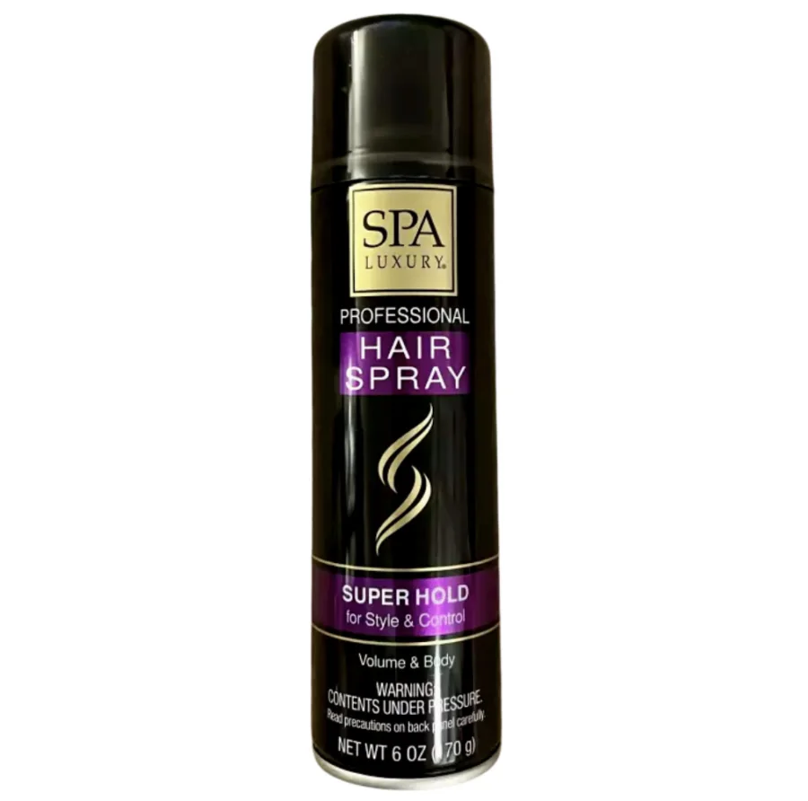 Spa Luxury Professional Hair Spray- Super Hold, 6oz | Hit-The-Stage Pharmacy
