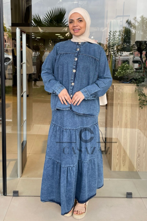 Ensemble jean jupe | CasaZaz