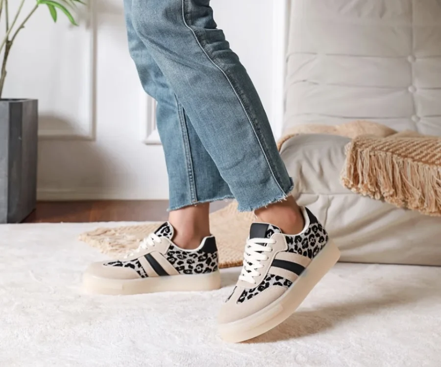 Baskets léopard  | Jus de coco 