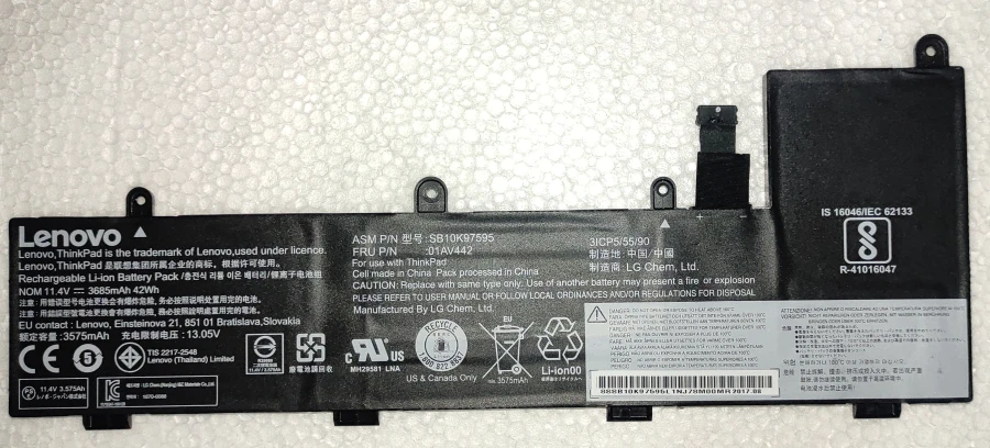 Baterías para Laptops Lenovo thinkpad  original. | romerovariedades 