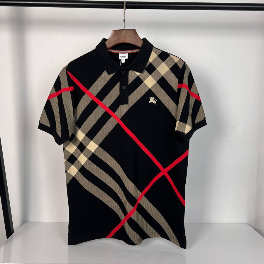 Burberry London Polo Shir Black | MASSIMOLUXURYOUTLET