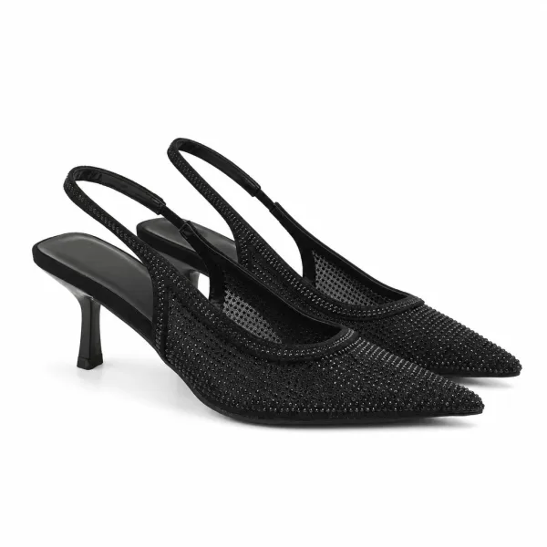 Slingbacks strass talon fin | Deal Only One