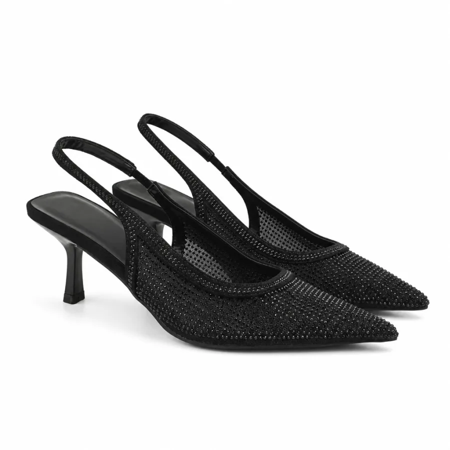 Slingbacks strass talon fin | Deal Only One