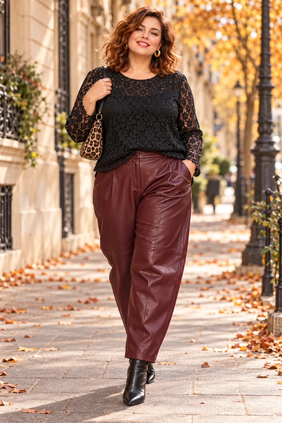 Blouse " églantine " noir 38 au 48 | Les Chics Filles by Sab
