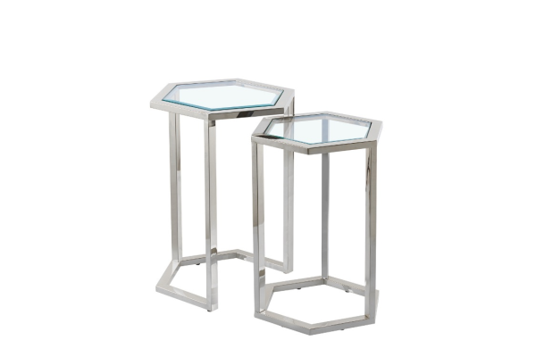 Gueridon gigogne hexagona  | MULTI-AFFAIRES
