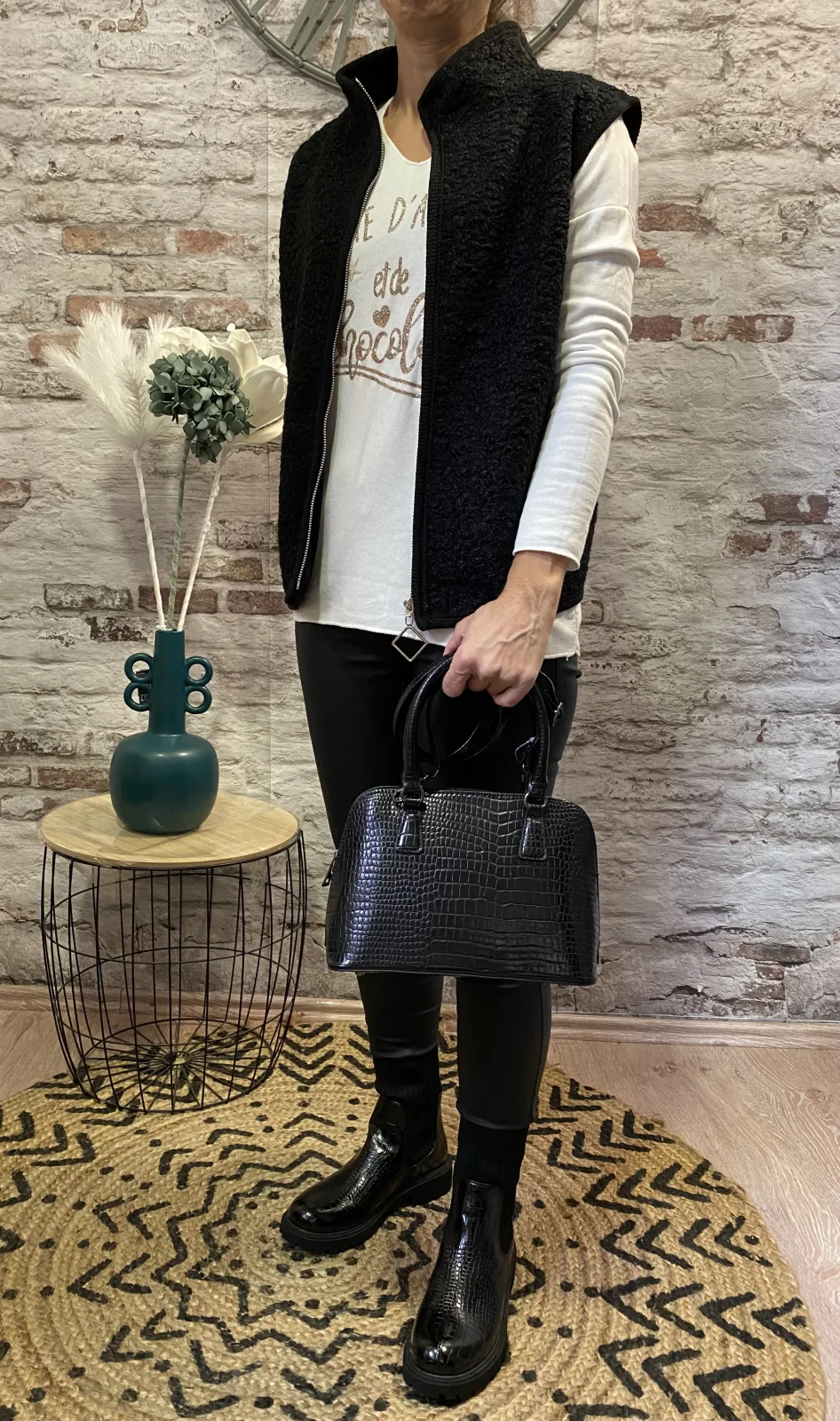 Gilet sans manche mouton | Jus de coco 