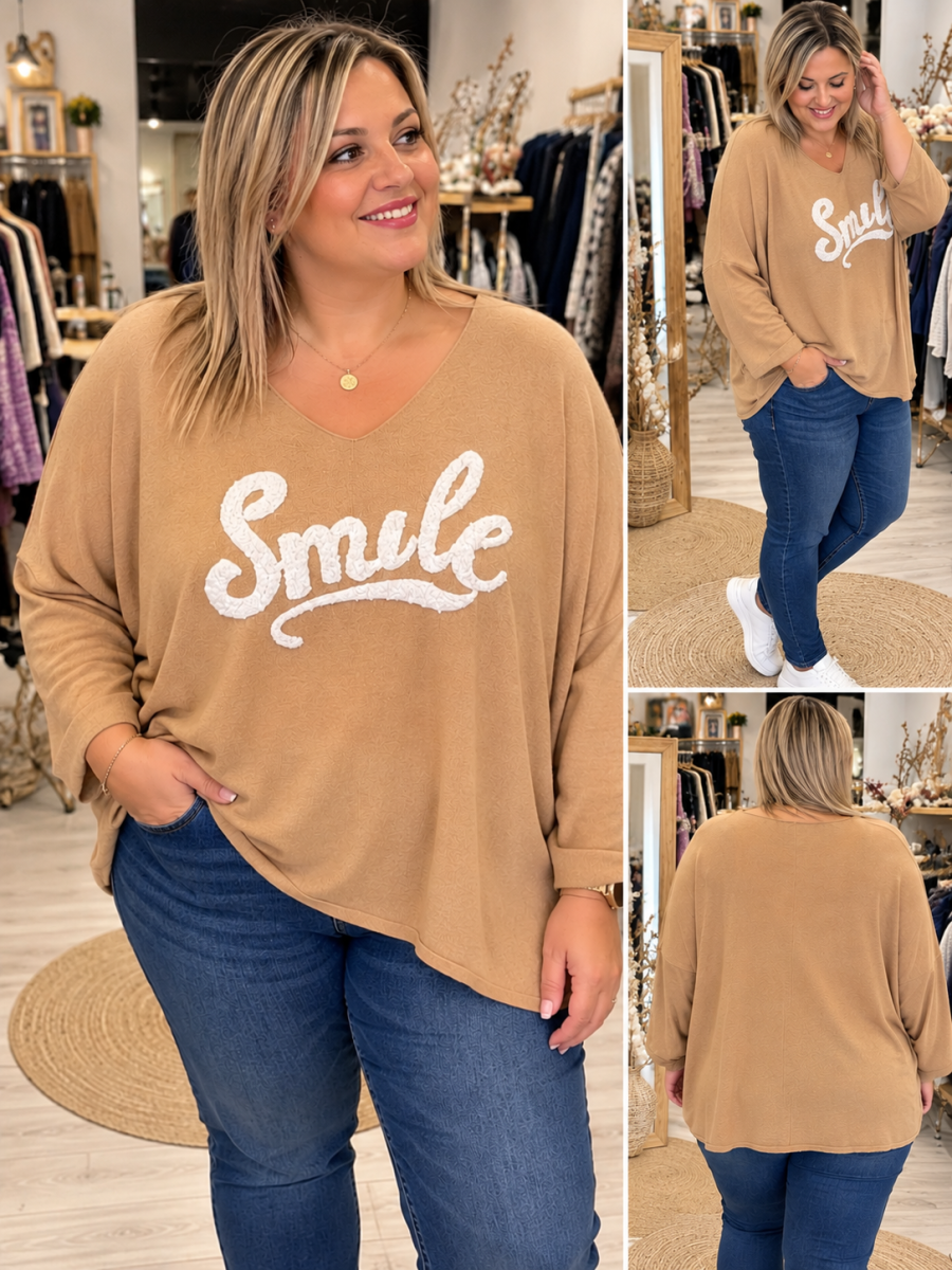 Pull Smile | Boutique Manon création