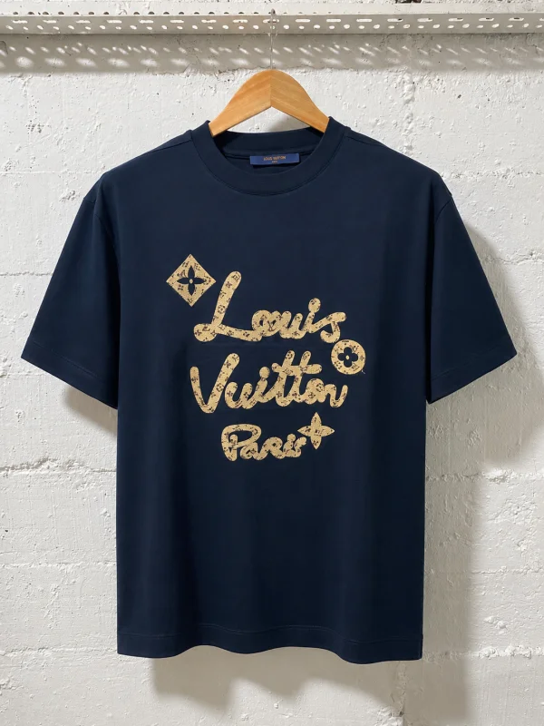 Louis Vuitton T-Shirt Maison Dark Blue  | MASSIMOLUXURYOUTLET