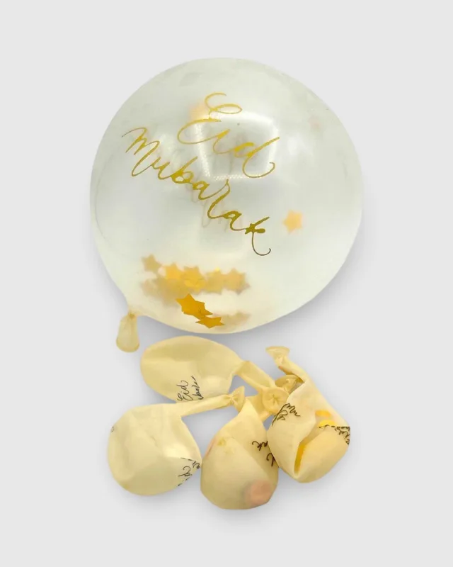 LOTS 5PCS BALLONS CONFETTIS EID | AMCOSMETIK
