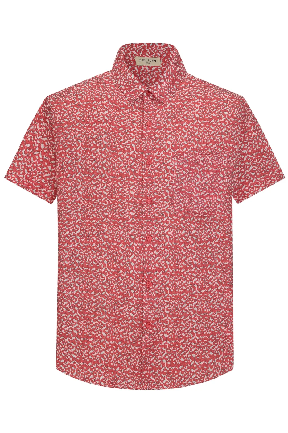Camisa Havaiana Minimal Print Magenta | Definne