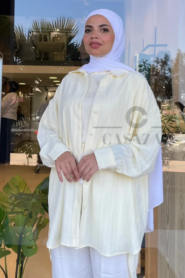 Chemise Rayée Oversize | CasaZaz