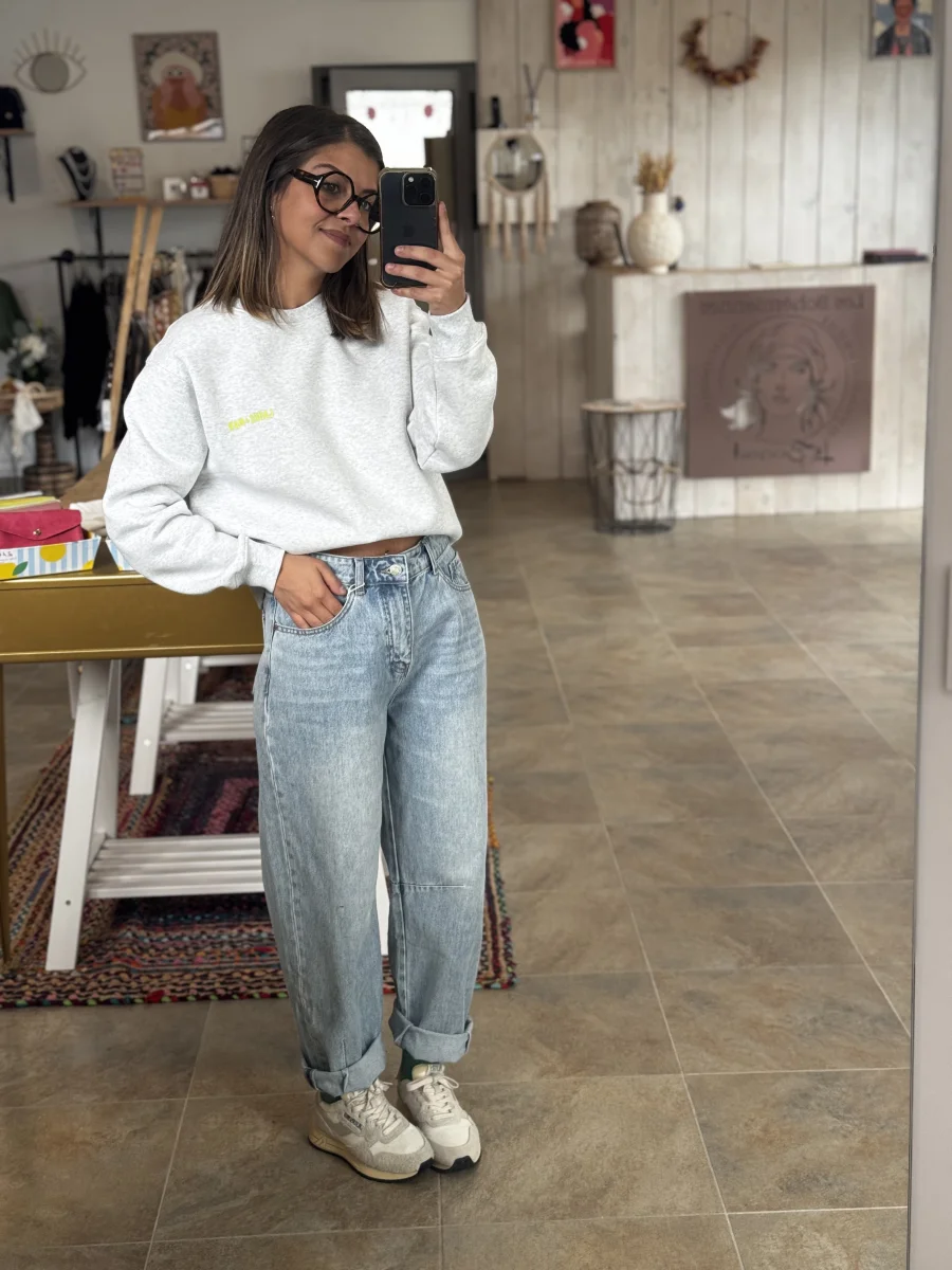 Sweat NIR gris clair | Les bohemiennes Le Bouscat