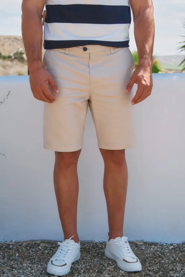Bermuda Chino Classico La Garrocha Beje | definne