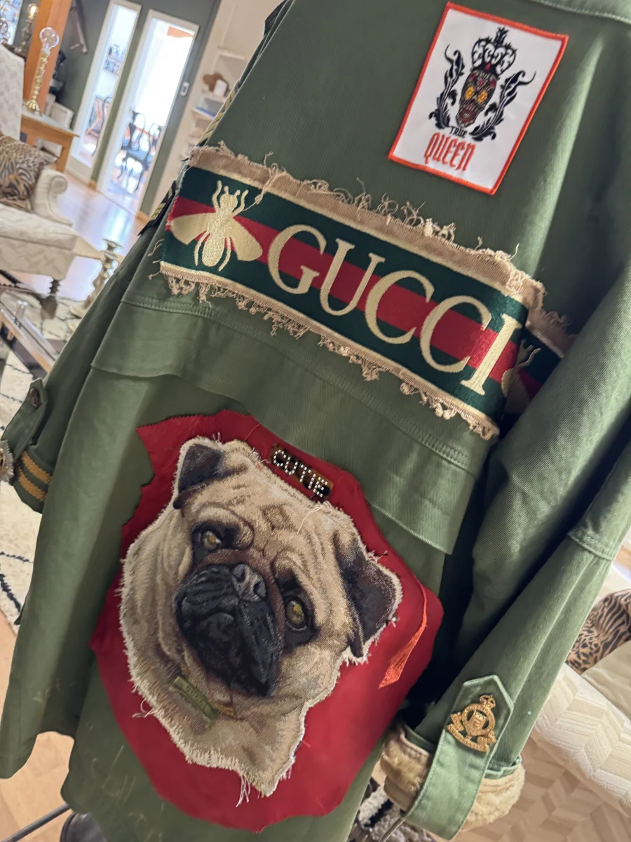 Redesign ”GUCCI” Jacket  by AnnCharlotteLottaLoveJensen | TRUE QUEEN SWDN