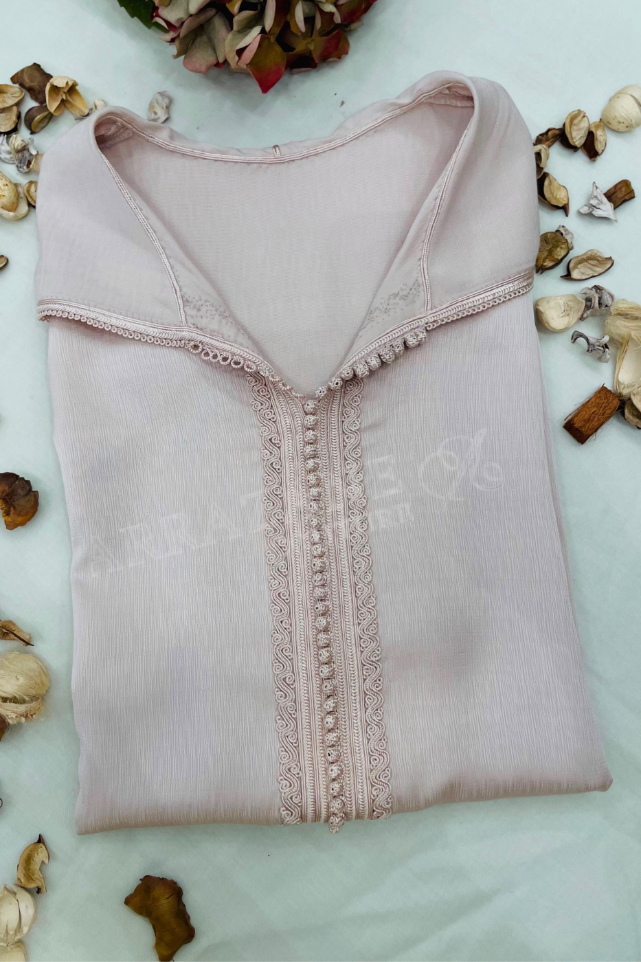 Dejllaba Crêpe Zwak Maalam beige | CasaZaz