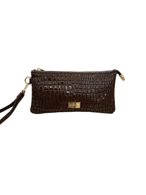 Raven Croco Verni Marron | Sac'ré