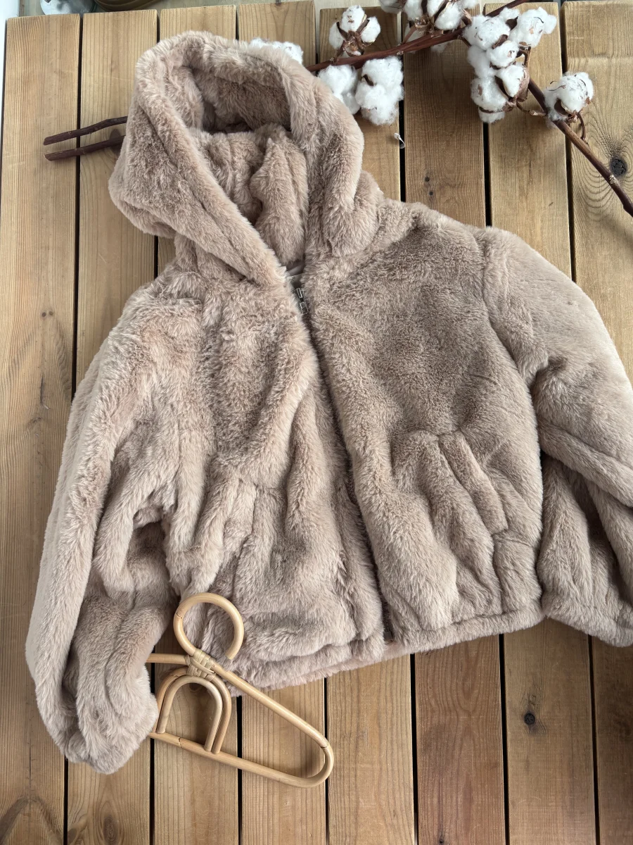 Gilet teddy beige | Lena in Love 