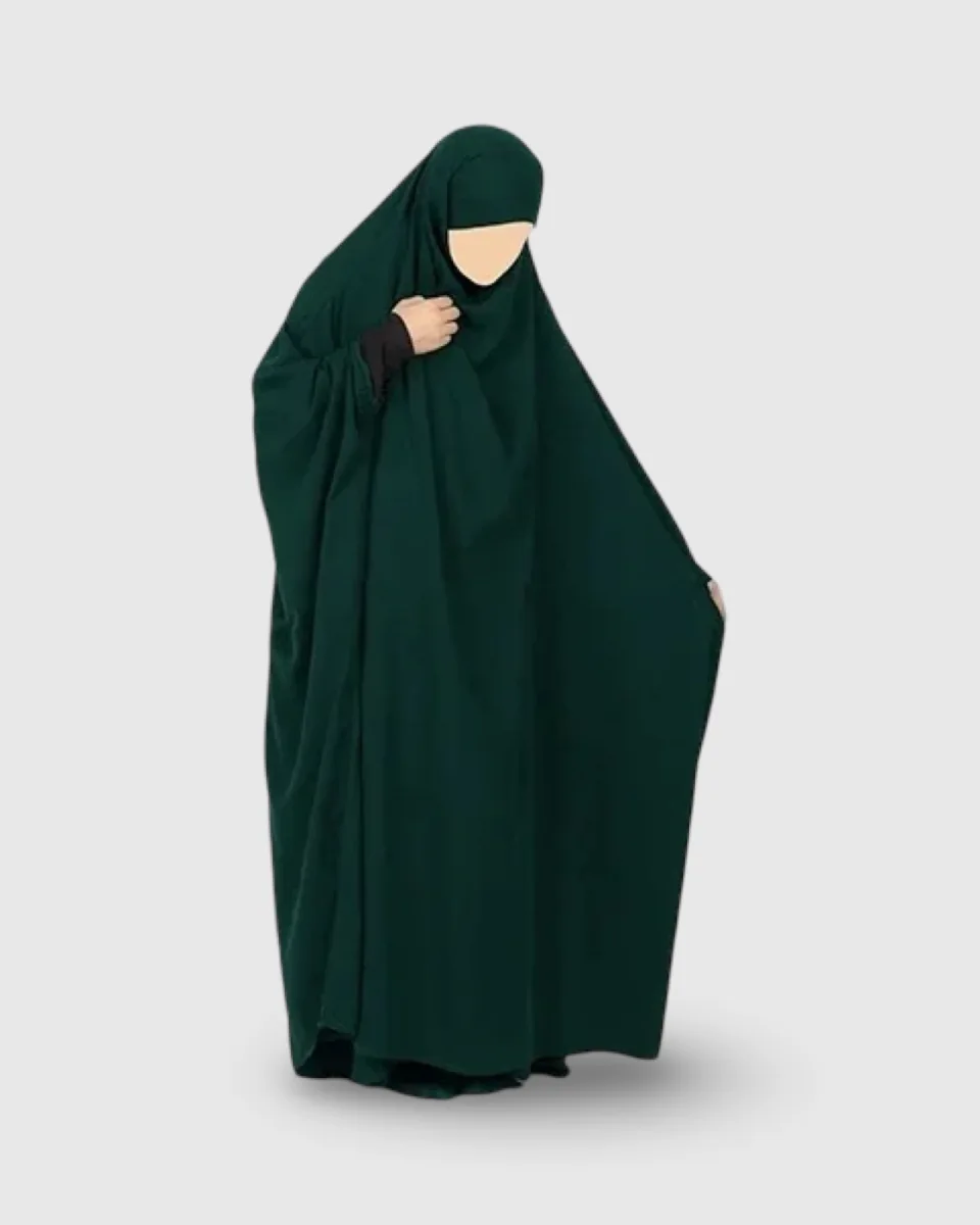 JILBAB 1 PIECE BENTY VERT CANARD | AMCOSMETIK