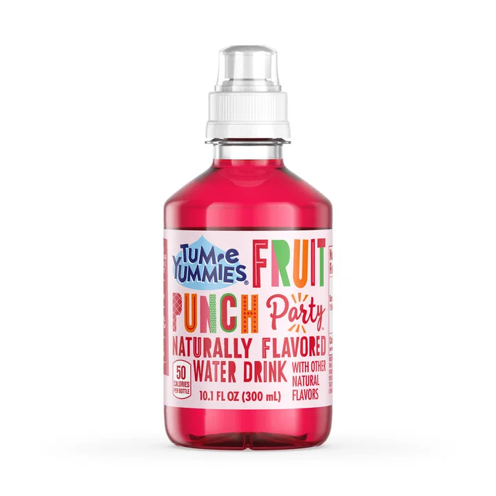 Tum-e Yummies Fruit Punch Party Naturally Fruit Water, 10.1 fl oz, Bottle | Hit-The-Stage Pharmacy