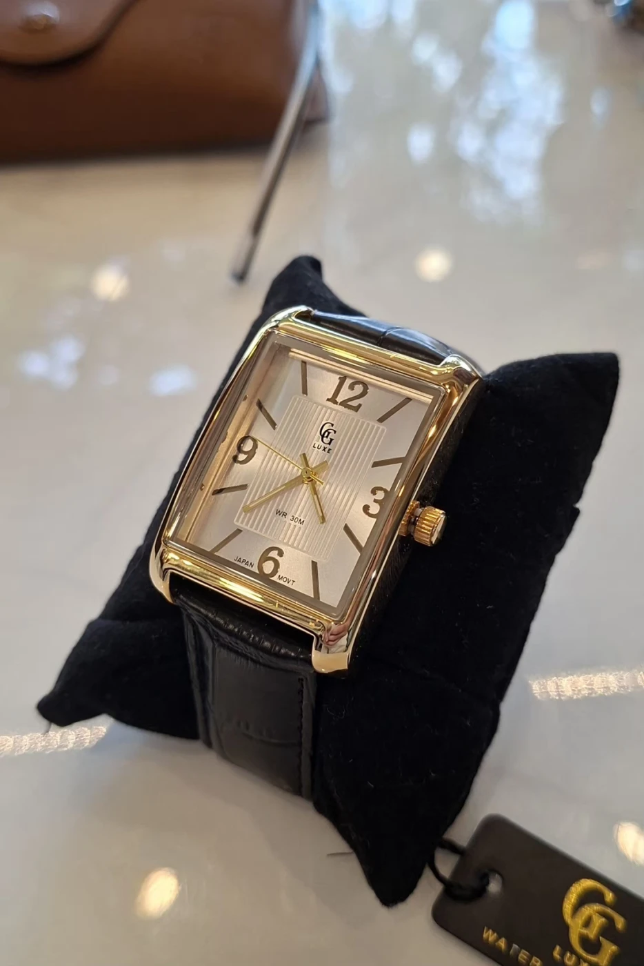 Relógio GGLux Classic Leather Black & Gold Cod 8888 | Definne