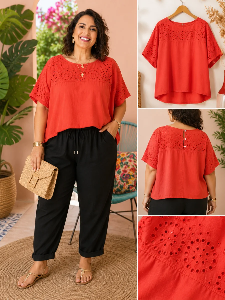 Blouse " heidi" 38 au 50 | Les Chics Filles by Sab 