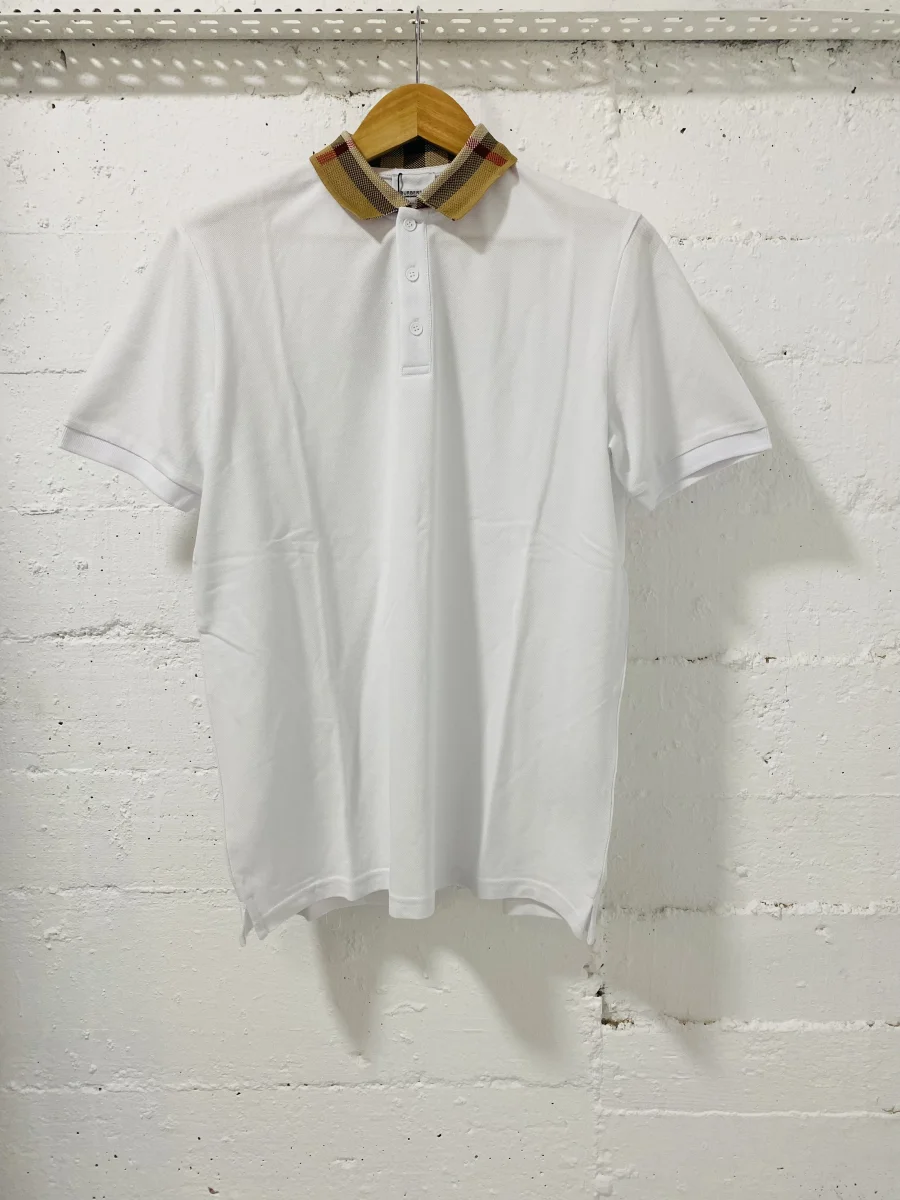 Burberry London Polo Shirt White | MASSIMOLUXURYOUTLET