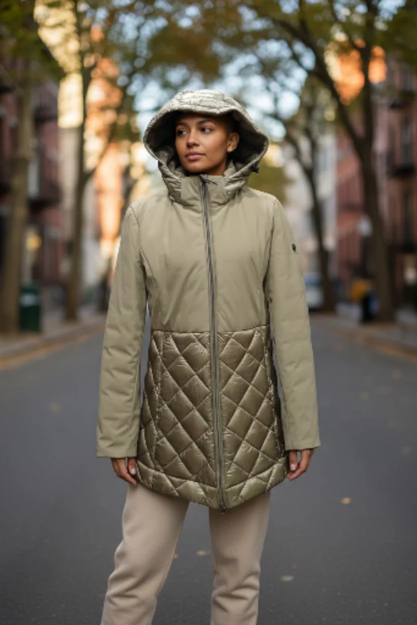 Giaccone in tessuto tecnico | Bellissima Store