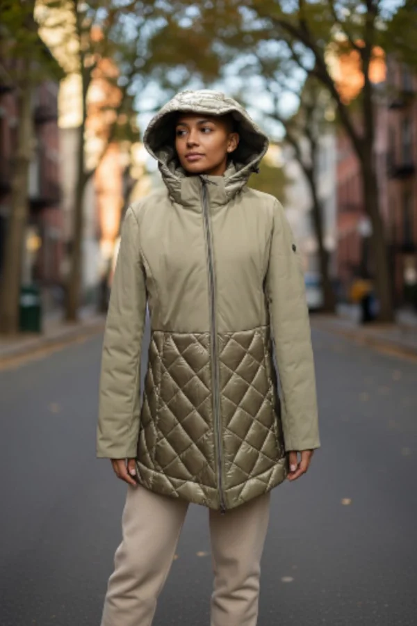 Giaccone in tessuto tecnico | Bellissima Store