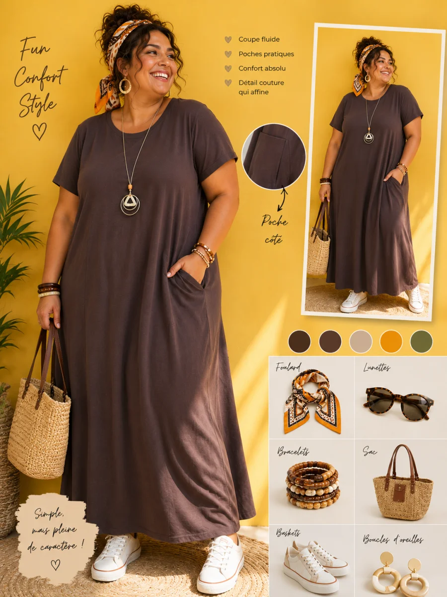 Robe " cleya" 38 au 50 | Les Chics Filles by Sab 