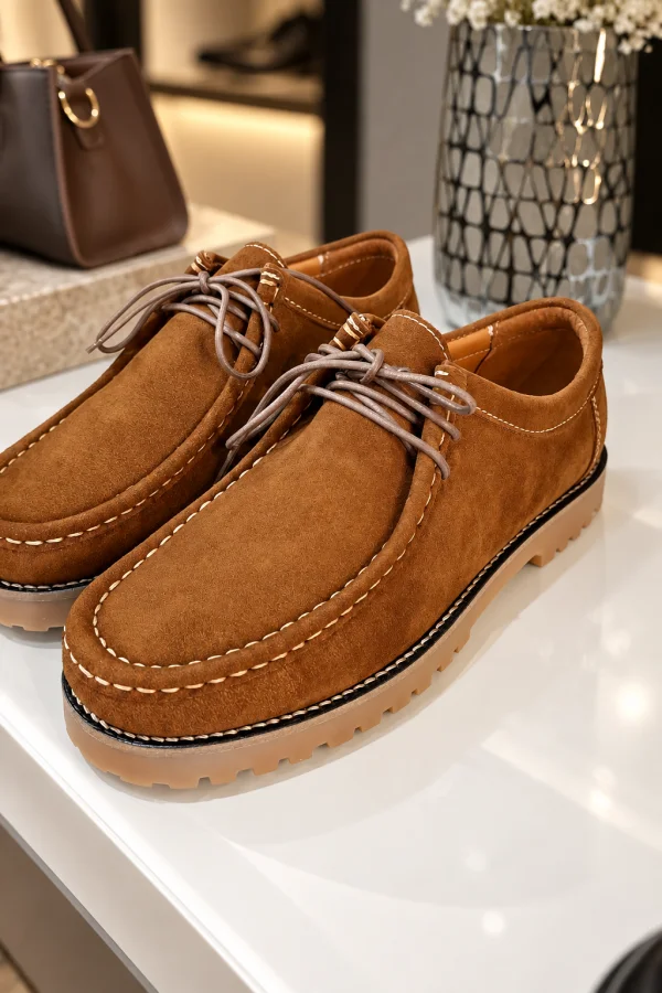 Sapato SKU Pele Camurça Camel Cod.986 | definne