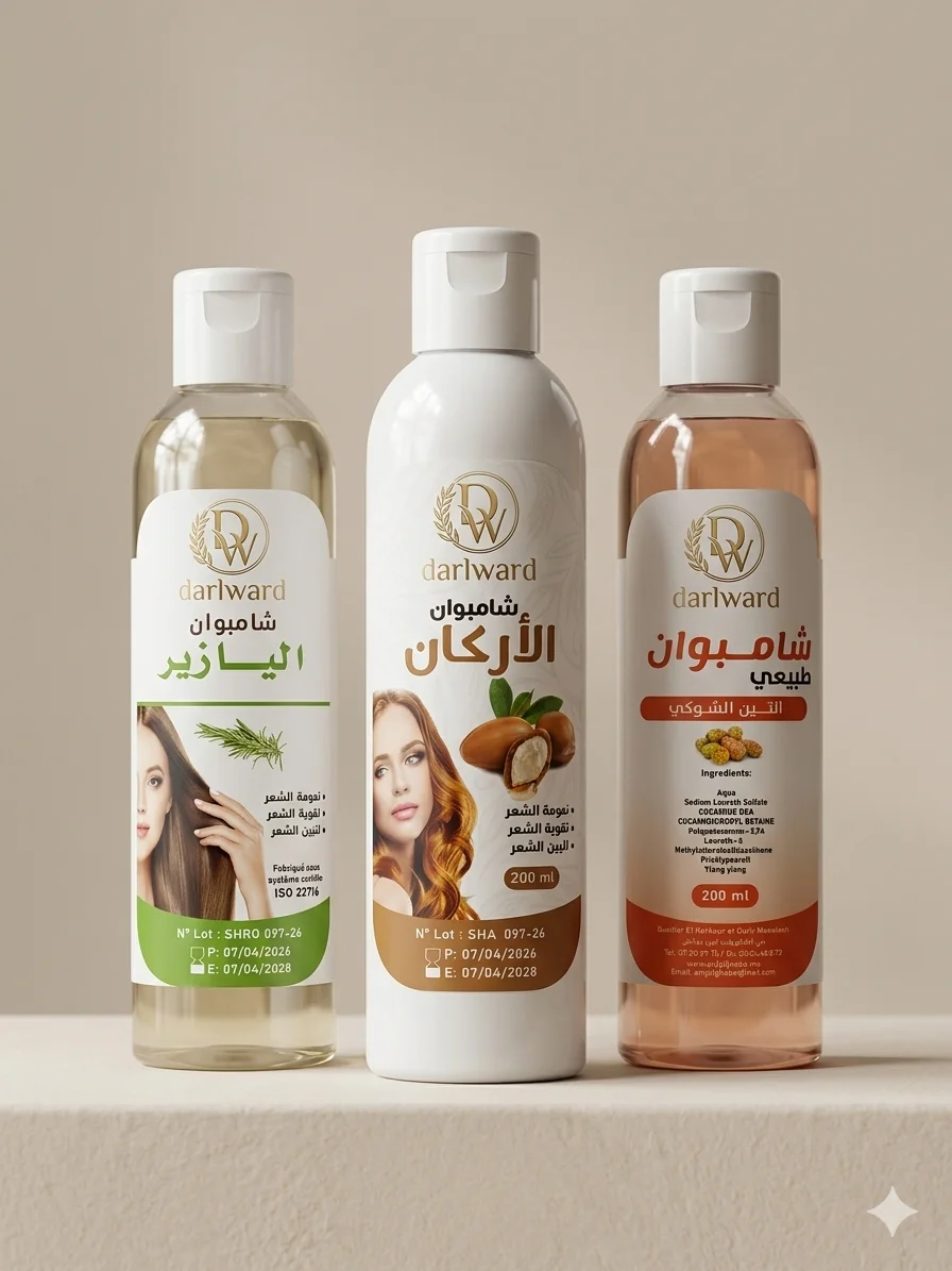 shampoing Romarin contre chutte de cheveux شامبو اكليل الجبل ضد التساقط | DARLWARD