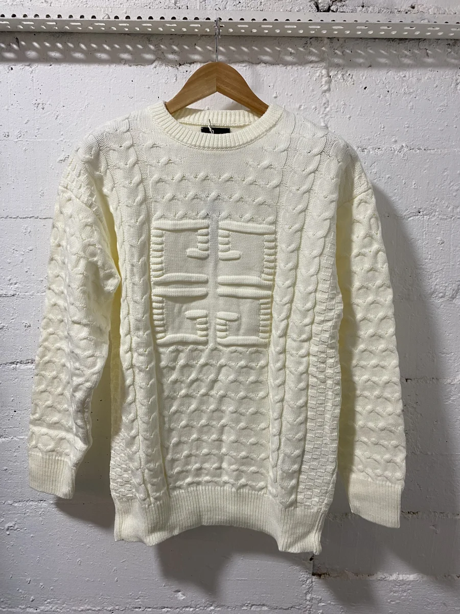 Givenchy Paris Sweater White | MASSIMOLUXURYOUTLET