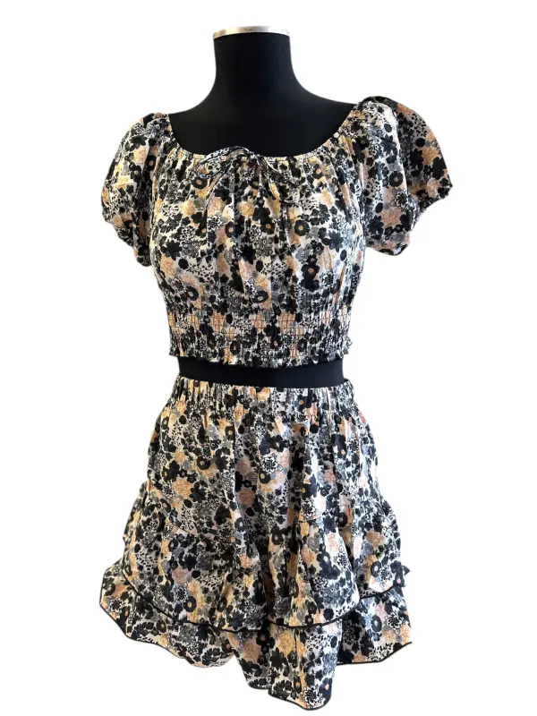 Completo due pezzi gonna/pantalone e top  | new easy style moda & accessori 