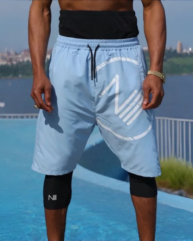 SHORT DE BAIN CLYDE 2 - BLEU - NIII | AMCOSMETIK