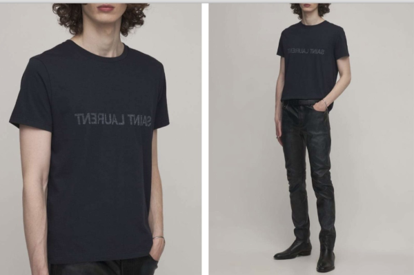 Saint Laurent T-Shirt Men Black  | MASSIMOLUXURYOUTLET