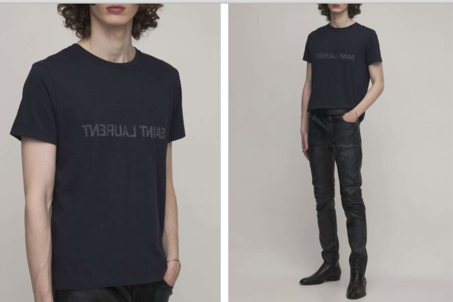 Saint Laurent T-Shirt Men Black  | MASSIMOLUXURYOUTLET