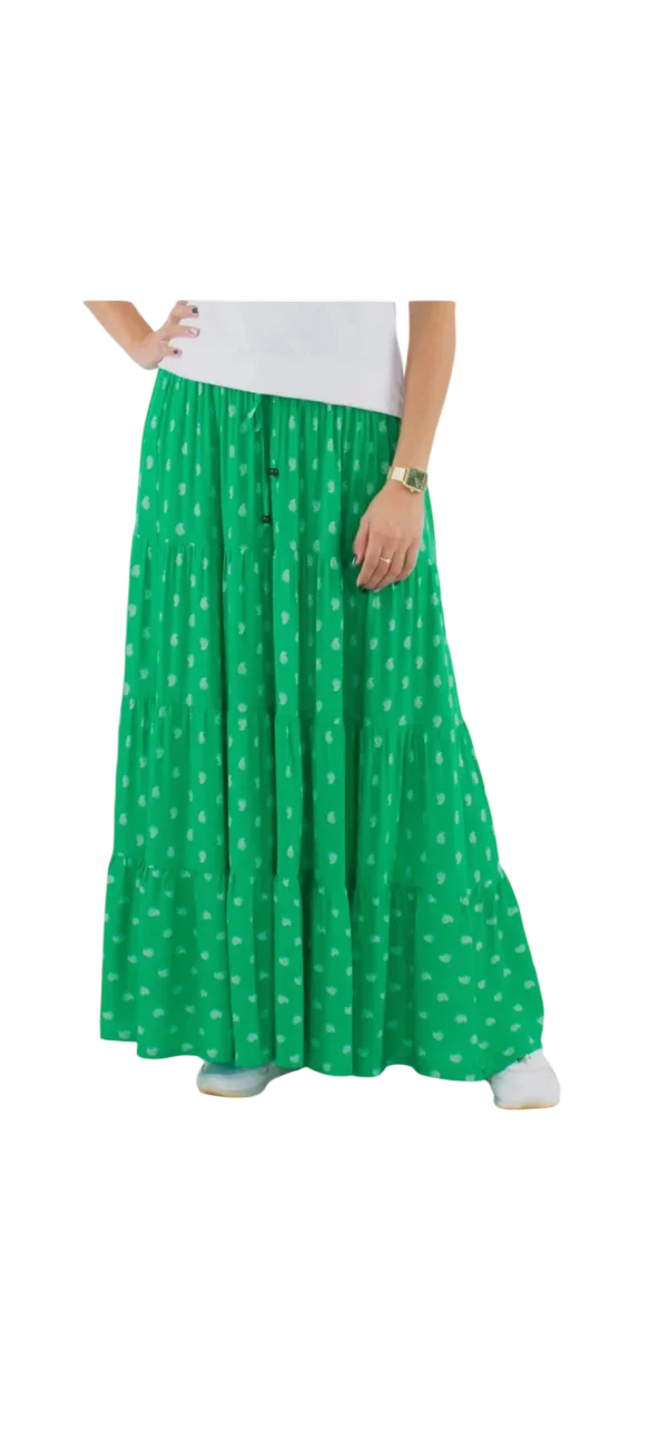 Jupe longue viscose  | La cannelle Oujva