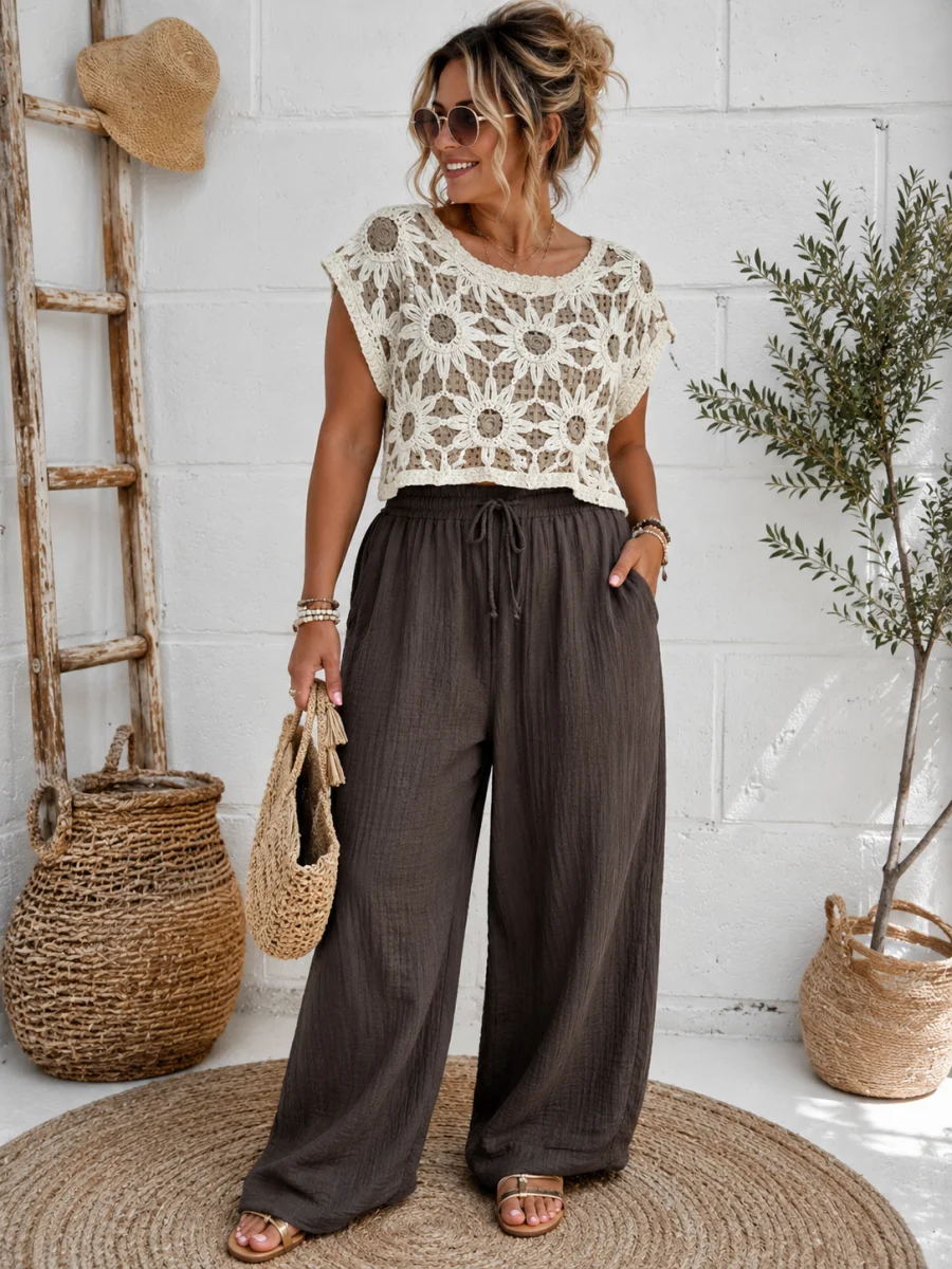 Crop pull " malya" beige 36 au 46 | Les Chics Filles by Sab