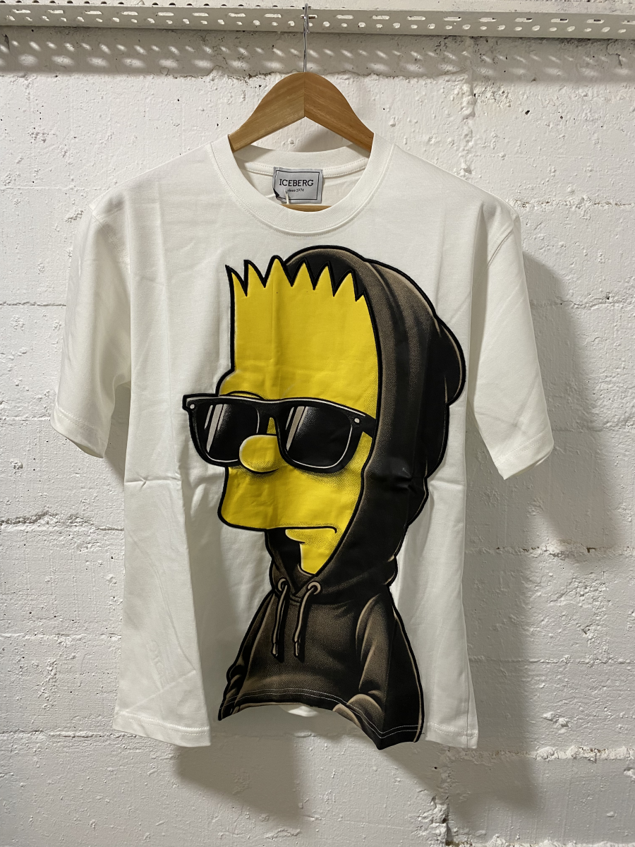 Iceberg T-Shirt White/Yellow  | MASSIMOLUXURYOUTLET
