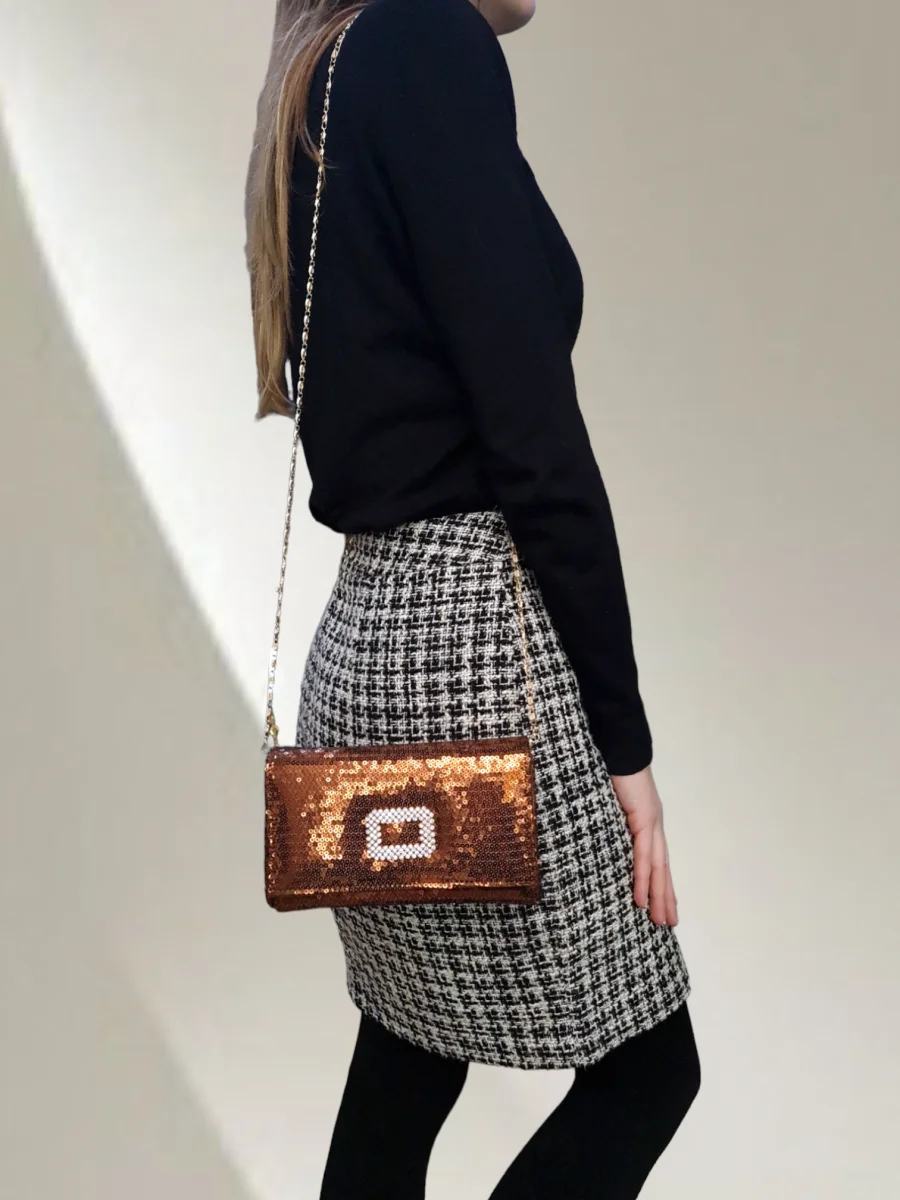 Lisa Pailleté Bronze | Sac'ré