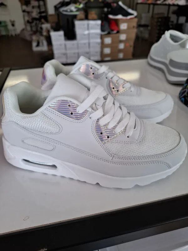 Sneaker H001 weiß/Hologramm  | Lieblings Schuhe 