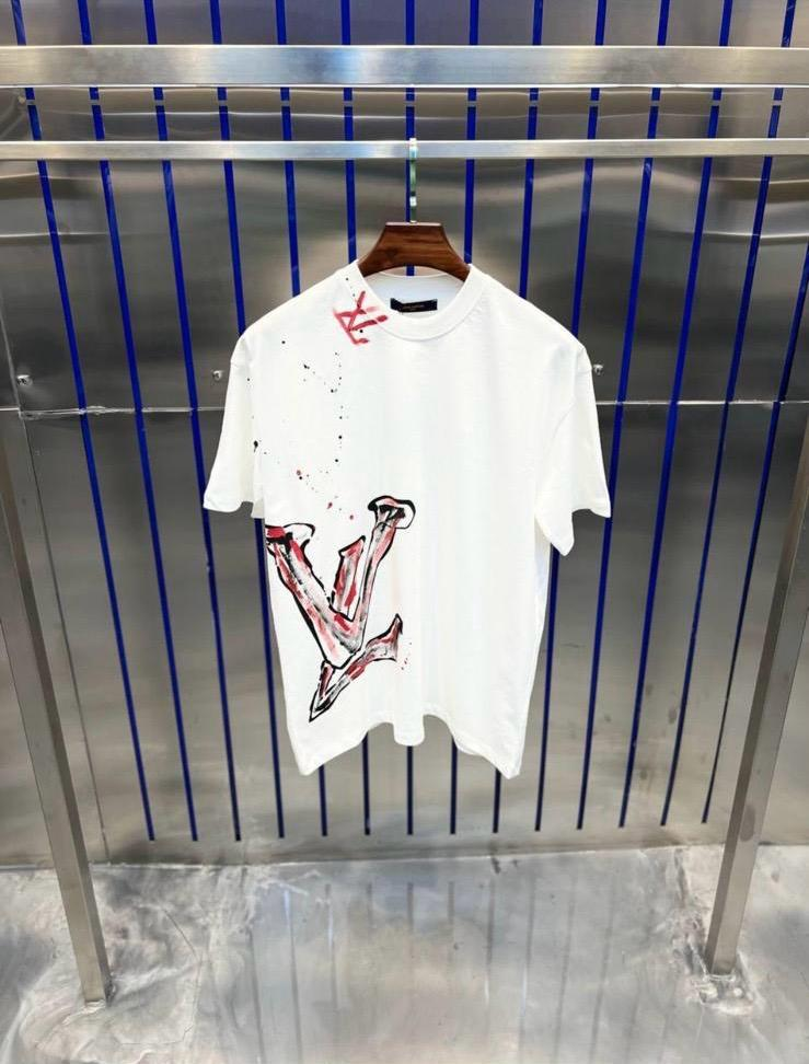 Louis Vuitton T-Shirt White  | MASSIMOLUXURYOUTLET