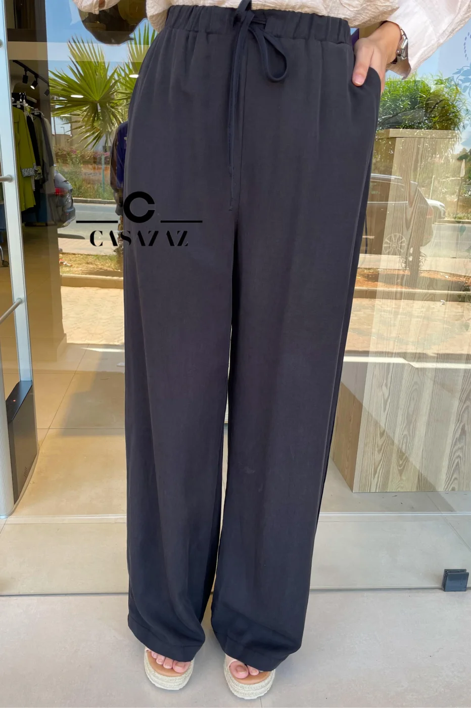 Pantalon Large Lin | CasaZaz