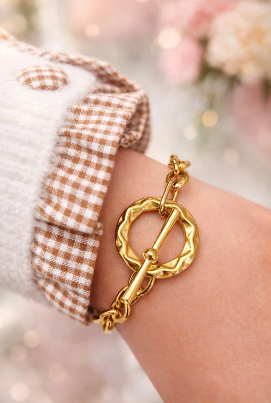 Bracelet cercle doré | Neyla