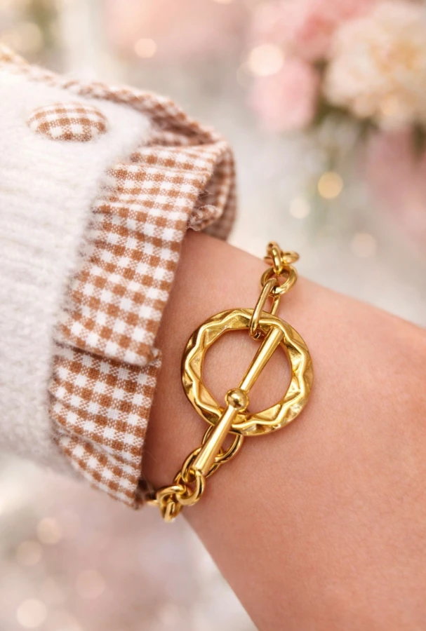 Bracelet cercle doré | Neyla
